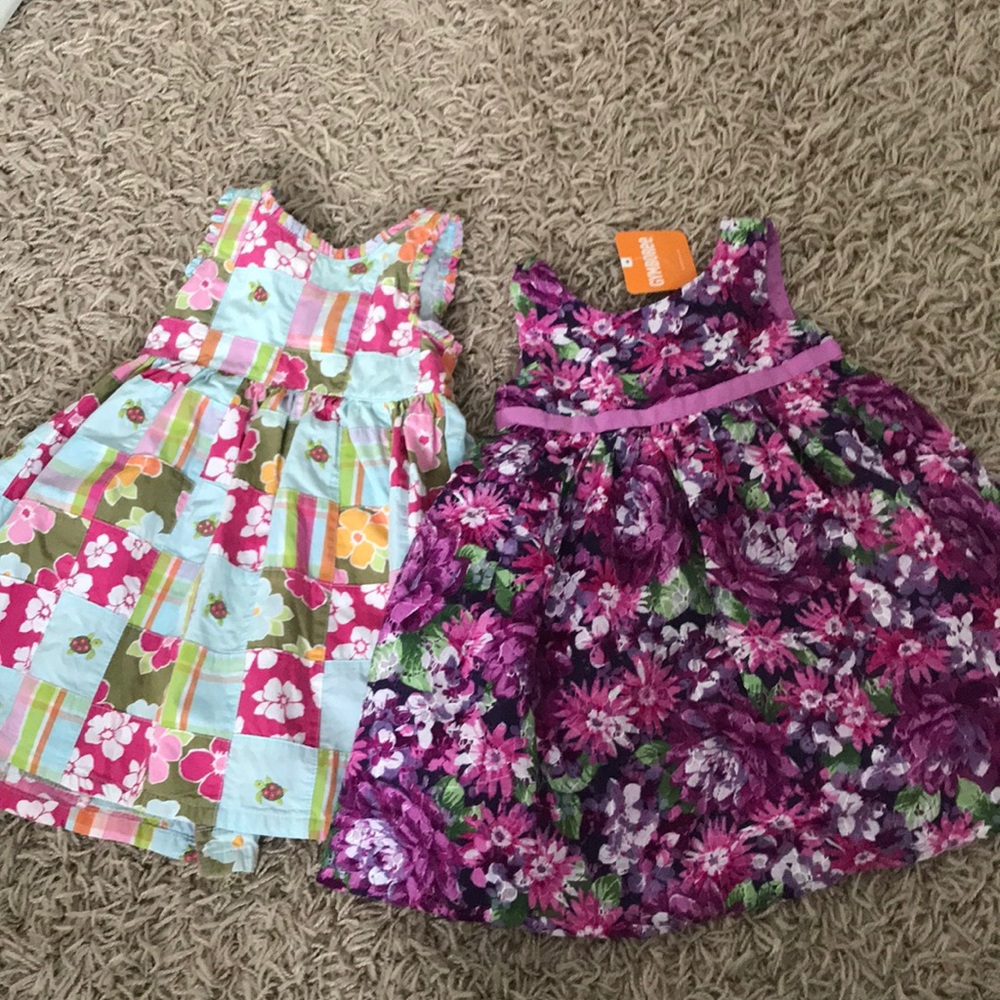 Gymboree dresses 2t- one  is NWT!